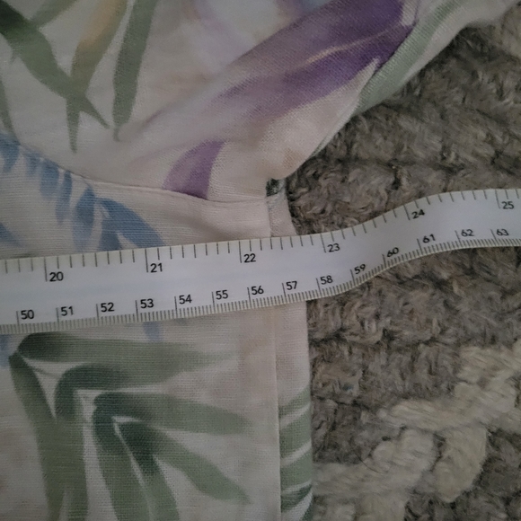 Alfred Dunner Linen Button-down Shirt - Short sleeve - Picture 11 of 12